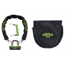 Zapięcie do e-bike ONGUARD Mastiff 8019E ŁAŃCUCH - 10mm*110cm - 5 x Klucze z kodem (NEW)