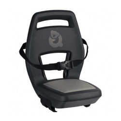 Fotelik dziecięcy QIBBEL JUNIOR 6+ Granite Grey anthracite/grey, mocowanie na bagażnik, udźwig 35kg (NEW 2026)