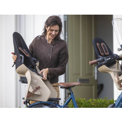 Fotelik dziecięcy QIBBEL AIR SEATPOST black, mocowanie na rurze podsiodłowej + moduł mocujący, udźwig 22kg (NEW 2026)