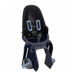 Fotelik dziecięcy QIBBEL AIR SEATPOST denim blue, mocowanie na rurze podsiodłowej + moduł mocujący, udźwig 22kg (NEW 202