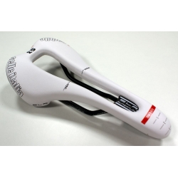 Siodło SELLE ITALIA SLR SUPERFLOW MANGANESE (id match - S3) manganese tube 7, białe, testowe zestaw SIT-0000000000153