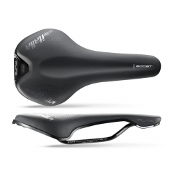 Siodło SELLE ITALIA FLITE BOOST TM L (id match - L1) Manganese Tube 7, soft-tek, czarne (NEW)