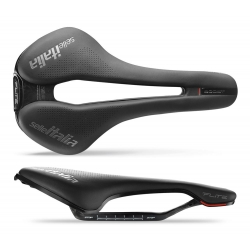 Siodło SELLE ITALIA FLITE BOOST SUPERFLOW KIT CARBONIO S (id match - S3) carbon +10mm 7x9, fibra-tek, czarne (NEW)