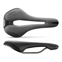 Siodło SELLE ITALIA FLITE BOOST X-CROSS SUPERFLOW S (id match - S3) TI 316 Tube 7, fibra-tek, czarne (NEW)