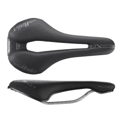 Siodło SELLE ITALIA FLITE BOOST X-CROSS TI316 SUPERFLOW S (id match S3), 204g, Czarne (NEW)