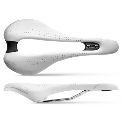 Siodło SELLE ITALIA SLR SUPERFLOW L (id match - L3) ti 316 tube 7, fibra-tek, 195g białe