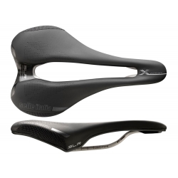 Siodło SELLE ITALIA SLR BOOST X-CROSS SUPERFLOW L (id match - L3) ti 316 tube 7, fibra-tek, czarne