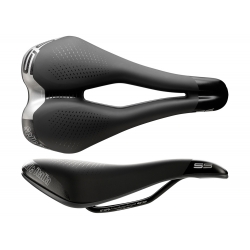 Siodło SELLE ITALIA SPORT S 5 SUPERFLOW S (id match - S3) Fec Alloy 7x9, soft-tek, żelowe czarne (NEW)