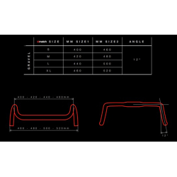 Kierownica gravelowa do SELLE ITALIA ID MATCH - Kit Manubrio L 440 cc