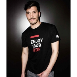 T-shirt SELLE ITALIA ENJOY YOUR RIDE Black roz. XXL