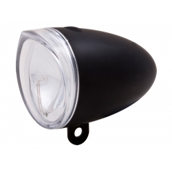 Lampka przednia SPANNINGA TRENDO XB 10luxów/50 lumenów + bateria czarna