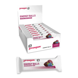 Przekąska SPONSER ENERGY BALLS Blueberry (pudełko 18szt x 45g) (NEW 2025)
