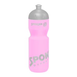 Bidon SPONSER pink transparent / silver 500 ml NET (NEW 2025)