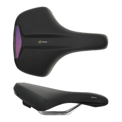 Siodło SELLEROYAL VIVO RELAXED 90st. żelowe, odblask, unisex, 480g (NEW)