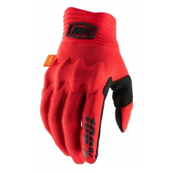Rękawiczki 100% COGNITO Glove red black roz. S (długość dłoni 181-187 mm) (NEW)