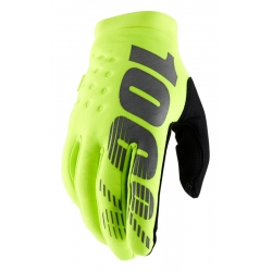 Rękawiczki 100% BRISKER Glove fluo yellow roz. XL (długość dłoni 200-209 mm) (NEW)