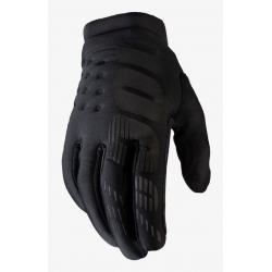 Rękawiczki 100% BRISKER Youth Glove black grey roz. L (długość dłoni 159-171 mm) (NEW)