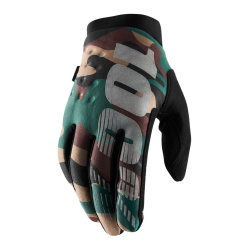 Rękawiczki 100% BRISKER Glove camo black roz. M (długość dłoni 187-193 mm)