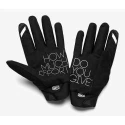 Rękawiczki 100% BRISKER Youth Glove fluo orange black roz. L (długość dłoni 159-171 mm) (NEW)