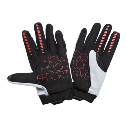 Rękawiczki 100% GEOMATIC Gloves Grey/Racer Red - L (długość dłoni 193-200 mm) (NEW 2022)