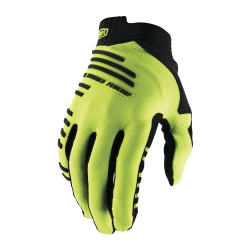 Rękawiczki 100% R-CORE Gloves Fluo Yellow - L (długość dłoni 193-200 mm) (NEW 2022)