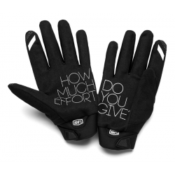 Rękawiczki 100% BRISKER Women's Glove black grey roz. M (długość dłoni 174-181 mm) (NEW)