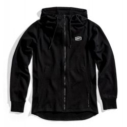 Bluza męska 100% STRATOSPHERE Hooded Zip Tech Fleece Black roz. S (NEW)