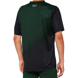 Koszulka męska 100% CELIUM Jersey krótki rękaw forest green black roz. XL