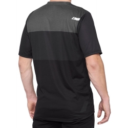 Koszulka męska 100% AIRMATIC Jersey krótki rękaw charcoal black roz. L (NEW)