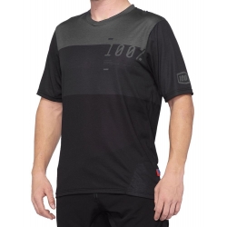 Koszulka męska 100% AIRMATIC Jersey krótki rękaw charcoal black roz. XL (NEW)