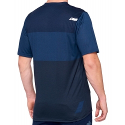 Koszulka męska 100% AIRMATIC Jersey krótki rękaw blue midnight roz. XL (NEW)