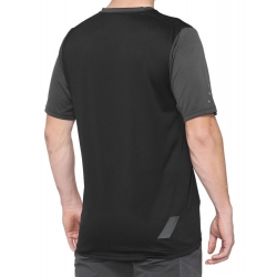 Koszulka męska 100% RIDECAMP Jersey krótki rękaw charcoal black roz. M (NEW 2021)