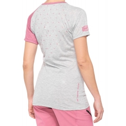 Koszulka damska 100% AIRMATIC Women's Jersey krótki rękaw grey mauve roz. M (NEW)
