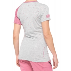 Koszulka damska 100% AIRMATIC Women's Jersey krótki rękaw grey mauve roz. L (NEW)