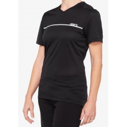 Koszulka damska 100% RIDECAMP Women's Jersey krótki rękaw black grey roz. S (NEW 2021)