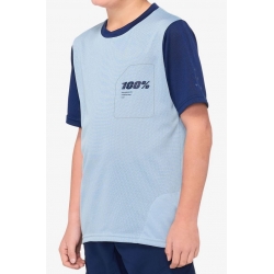 Koszulka juniorska 100% RIDECAMP Youth Jersey krótki rękaw light slate navy roz. XL (NEW 2021)
