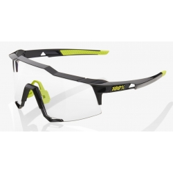 Okulary 100% SPEEDCRAFT Gloss Black - Photochromic Lens (Szkła Fotochromatyczne, LT 16-77%) (NEW)