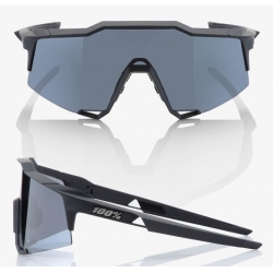 Okulary 100% SPEEDCRAFT Soft Tact Black - Smoke Lens (Szkła Czarne Smoke, LT 12% + Szkła Przeźroczyste, LT 93%) (NEW)