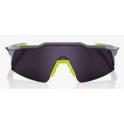 Okulary 100% SPEEDCRAFT SL Soft Tact Midnight Mauve - Dark Purple Lens (Szkła Fioletowe, LT 10% + Szkła Przeźroczyste, LT 93%)