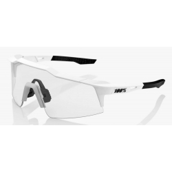 Okulary 100% SPEEDCRAFT SL Soft Tact Off White - HiPER Red Multilayer Mirror Lens (Szkła Czerwone Lustrzane Wielowarstwowe, LT 21% + Szkła Przeźroczys