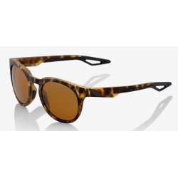Okulary 100% CAMPO Soft Tact Havana - Bronze PEAKPOLAR Lens (Szkła Polaryzacyjne Brązowe, LT 17%) (NEW)