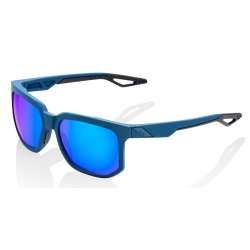 Okulary 100% CENTRIC Soft Tact Blue - Blue Multilayer Mirror Lens (Szkła Niebieskie Lustrzane Wielowarstwowe, LT 14% + S
