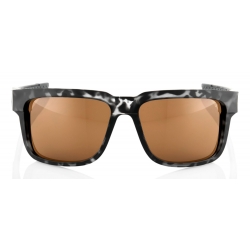 Okulary 100% TYPE-S Matte Black Havana - Bronze Lens (Szkła Brązowe, LT 17%) (NEW)
