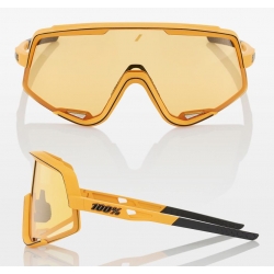 Okulary 100% GLENDALE Soft Tact Mustard - Yellow Lens (Szkło Żółte, LT 68% + Szkło Przeźroczyste, LT 93%) (NEW)