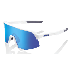 Okulary 100% S3 Matte Black - HiPER Blue Multilayer Mirror Lens (Szkła Niebieskie Lustrzane Wielowarstwowe LT 15% + Szkł