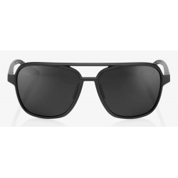 Okulary 100% KASIA Matte Black - Black Mirror Lens (Szkła Czarne Lustrzane, LT 11% + Szkła Przeźroczyste, LT 93%) (NEW)