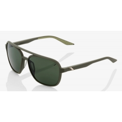 Okulary 100% KASIA Soft Tact Army - Grey Green Lens (Szkła Szaro-Zielone, LT 12%) (NEW)