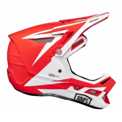 Kask full face 100% AIRCRAFT COMPOSITE Helmet Rapidbomb/Red roz. S (55-56 cm)