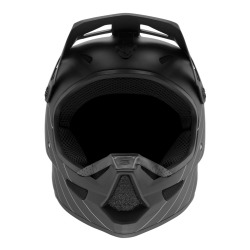 Kask full face juniorski 100% STATUS DH/BMX Helmet Essential Black roz. S (47-48 cm) (NEW)