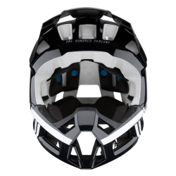 Kask full face 100% TRAJECTA Helmet black white roz. XL (61-64 cm)